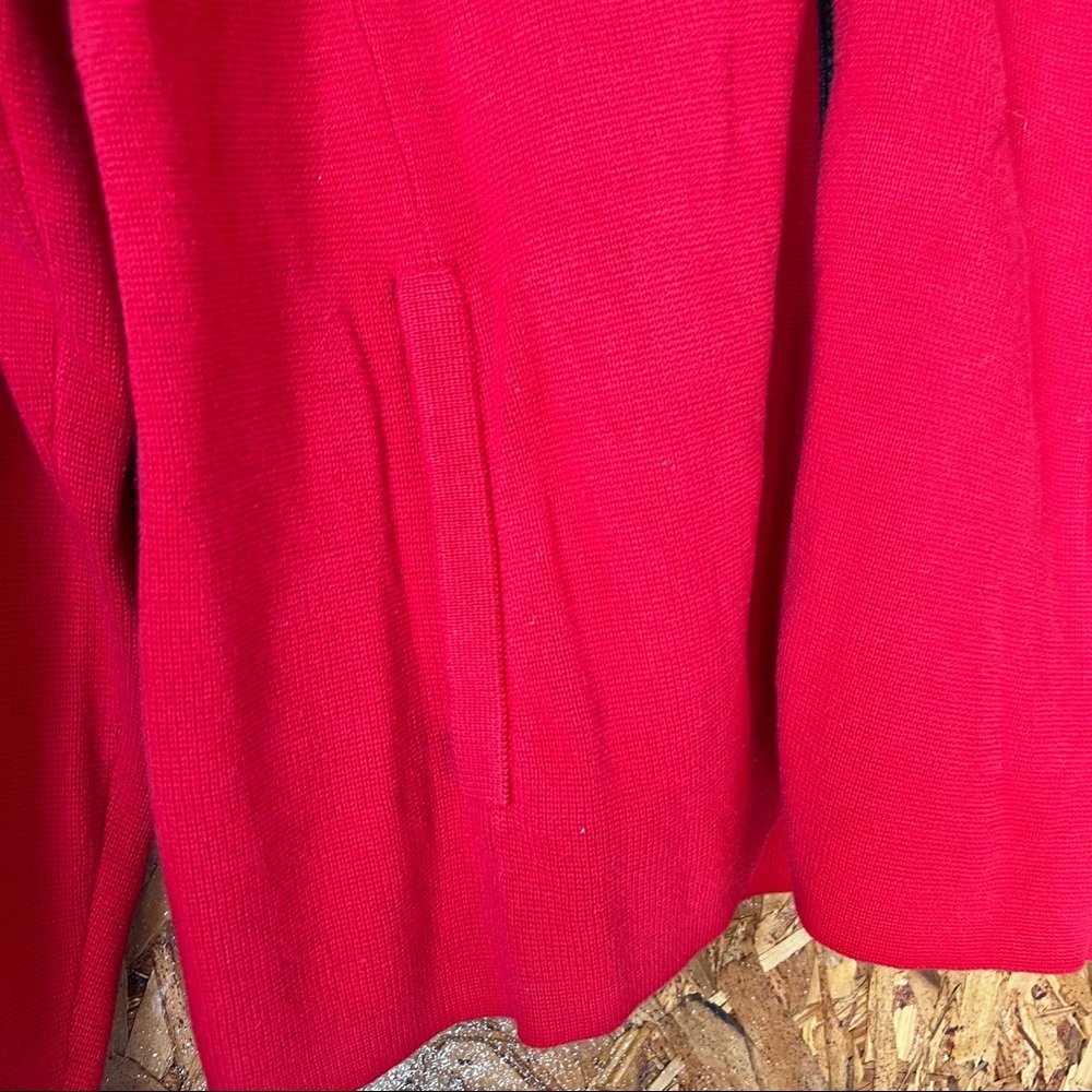 Lauren Ralph Lauren full zip sweatshirt red/gold womens XL - Picture 7 of 7